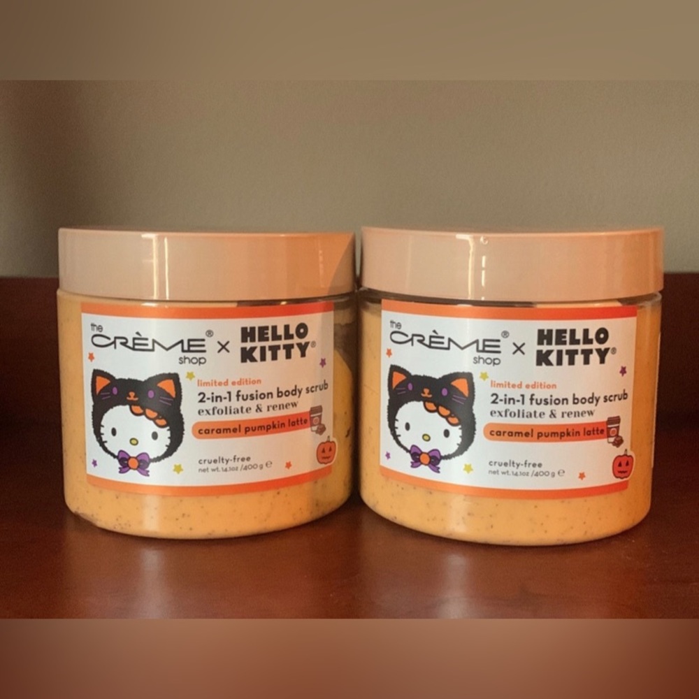 Hello Kitty Caramel Pumpkin Latte Scrubs